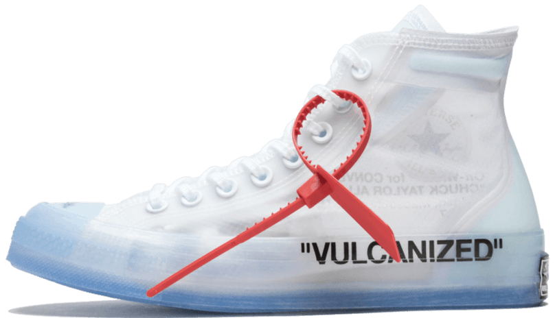Off-White Converse Chuck 70 High The Ten Clear White