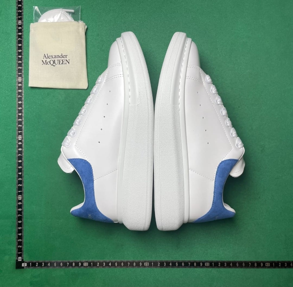 Alexander McQueen Oversized Sneaker — White / Blue