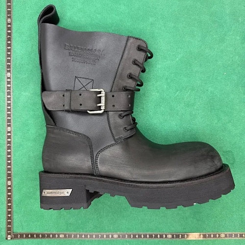 Balenciaga Buckle Boot — Grey