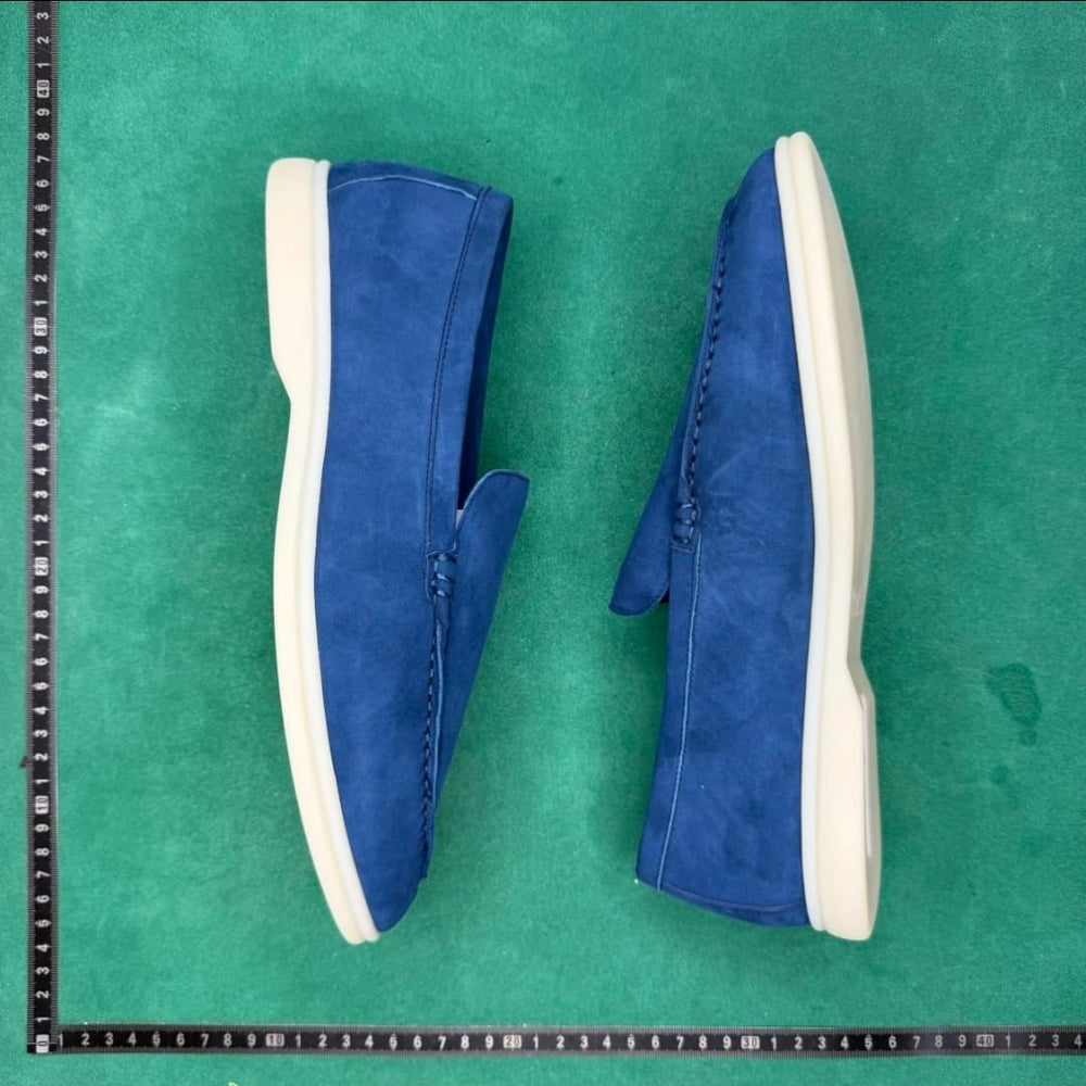 Loro Piana Summer Walk Loafer — Cobalt Blue