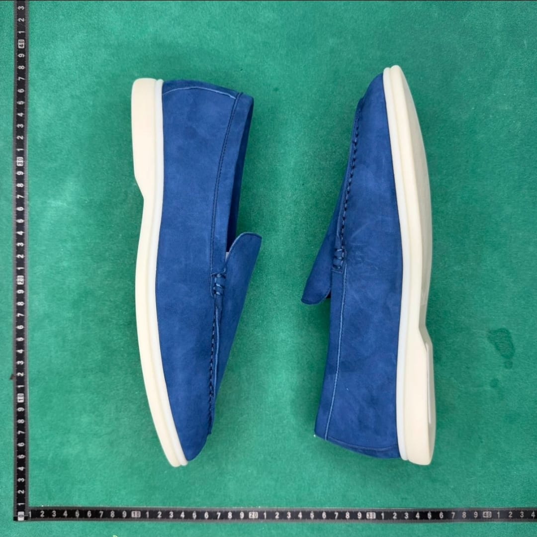 Loro Piana Summer Walk Loafer — Cobalt Blue