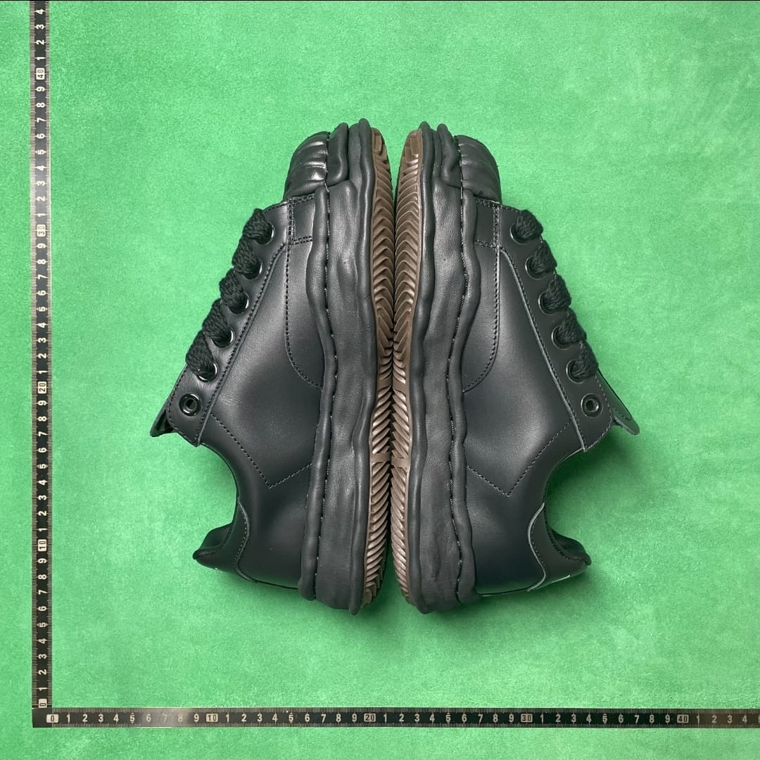 Maison MIHARA YASUHIRO Blakey OG Sole Leather Low — Black