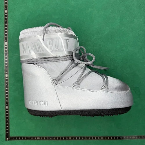 Moon Boot Icon Low — Metallic Silver