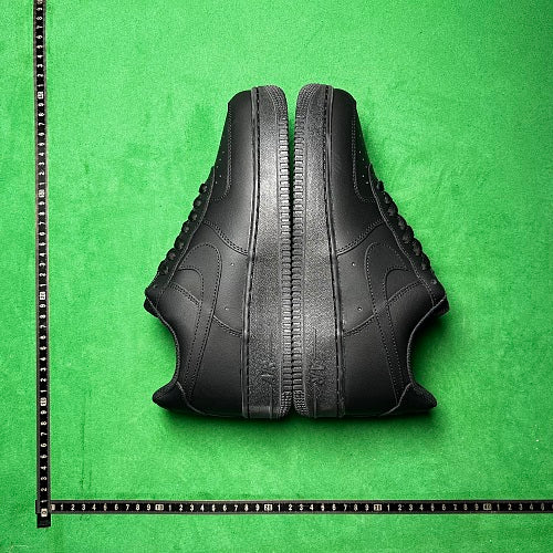 Nike Air Force 1 Low Custom — Black / Metallic Accent