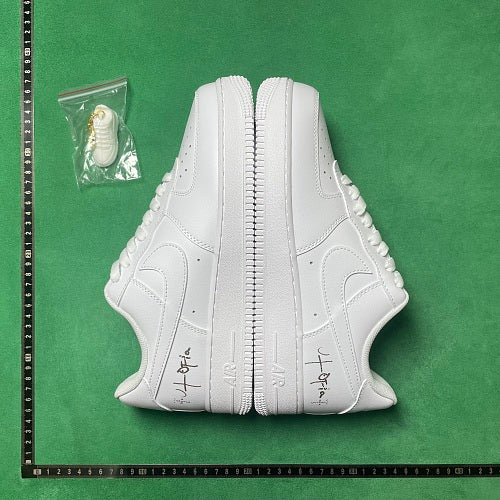 Nike Air Force 1 Low Custom — Triple White Utility