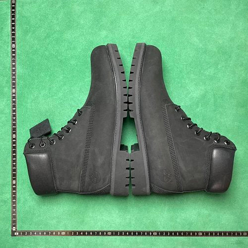 Rick Owens Geobasket with Chrome Hearts Hardware — Charcoal