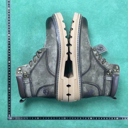 Rick Owens Geobasket with Chrome Hearts Hardware — Grey / Cream