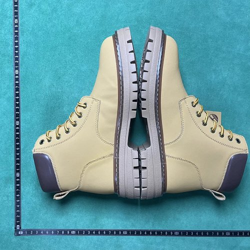 Rick Owens Geobasket with Chrome Hearts Hardware — Sand / Blue