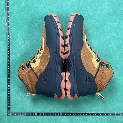 Rick Owens Geobasket with Chrome Hearts Hardware — Tan / Navy / Pink