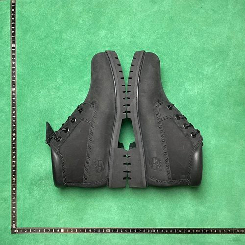 Rick Owens Geobasket with Chrome Hearts Hardware — Triple Black