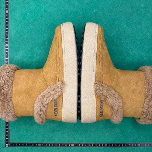 Moon Boot Icon Low Shearling — Cognac alternate angle