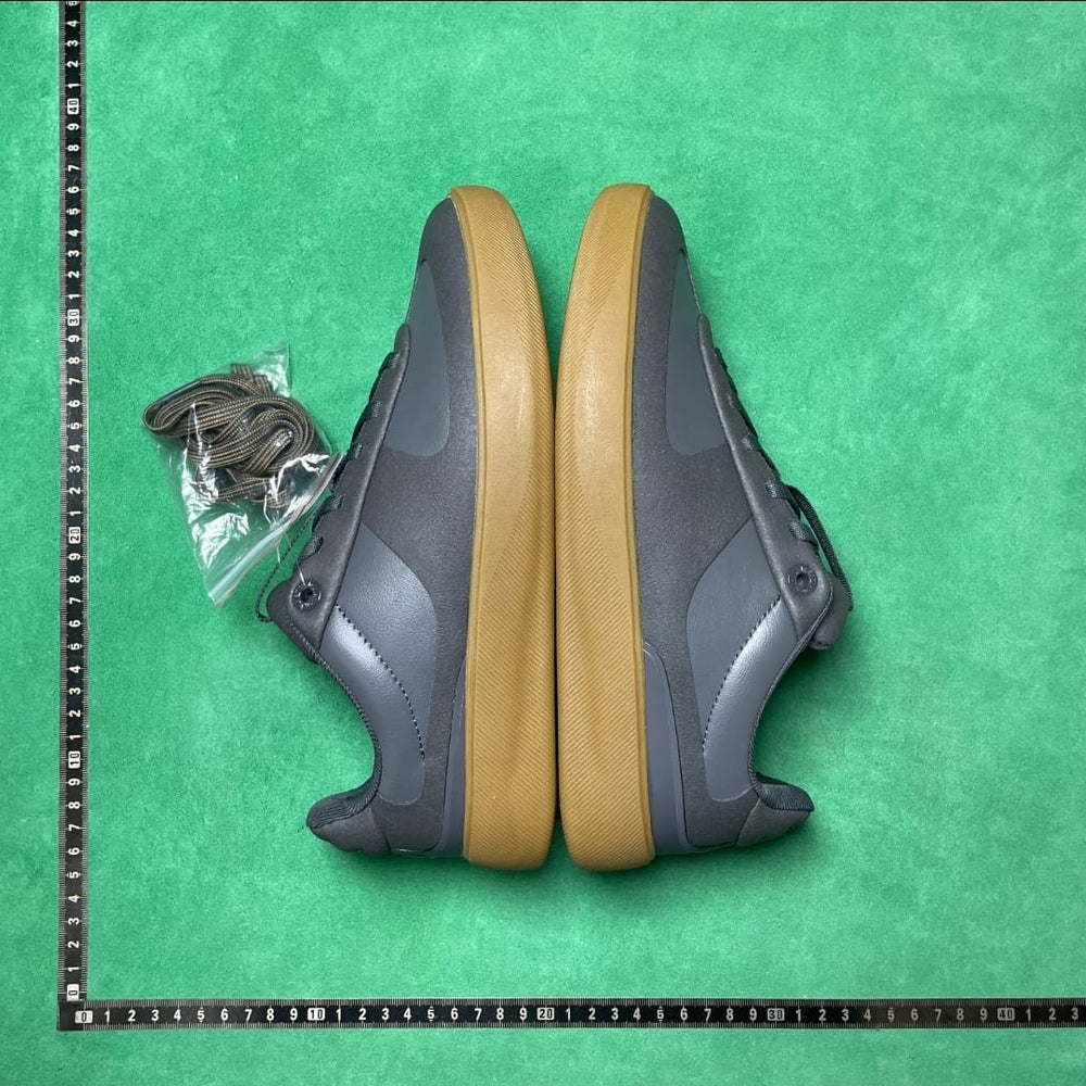 Technical Low-Top Sneaker — Charcoal / Gum (Verification Pending)