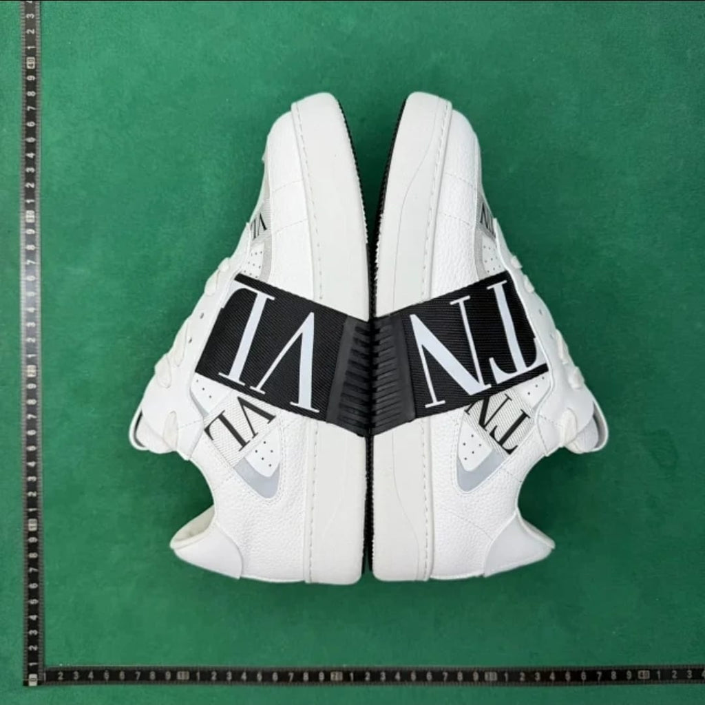 Valentino Garavani Open for a Change Sneaker — White / Black alternate angle