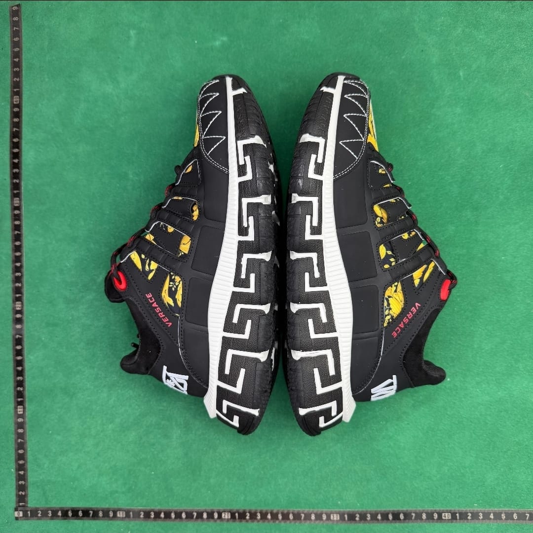 Versace Trigreca Sneaker — Black / Multicolor